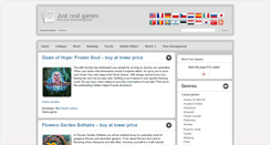 Desktop Screenshot of justrealgames.com