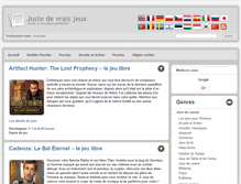 Tablet Screenshot of fr.justrealgames.com